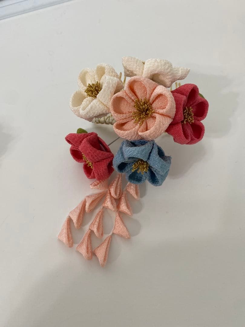 かづら清老舗　かんざしセット　ちりめん　七五三