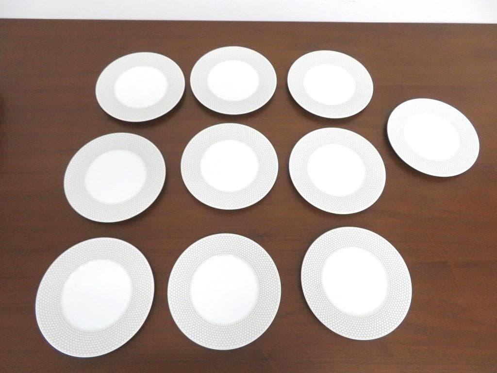 新品 未使用品 クリストフル マディソン6 皿 プレート 10枚セット