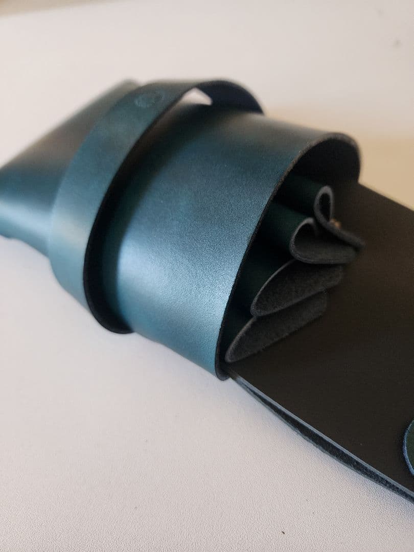 シザーケース 本革 4丁 グリーン