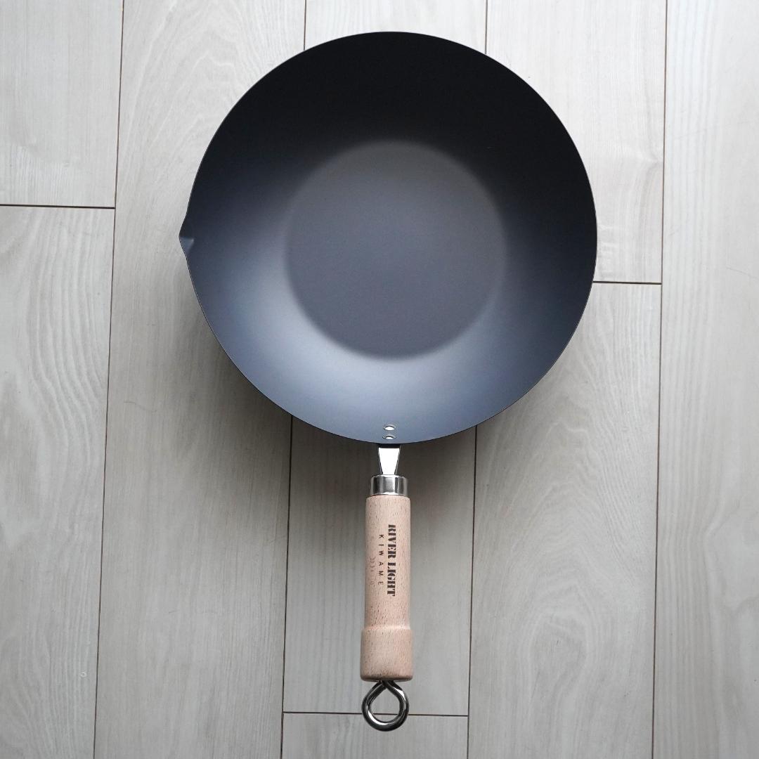 リバーライト IH対応 窒化鉄 炒め鍋 極JAPAN 30cm