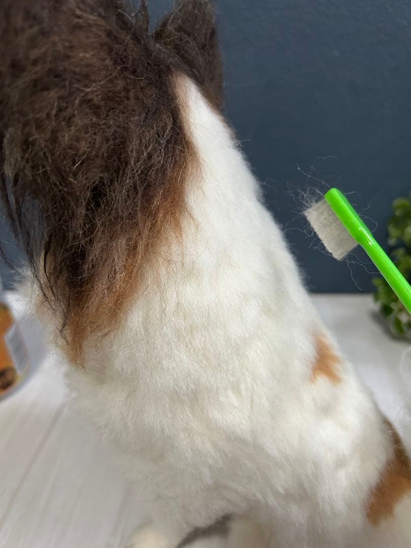 羊毛フェルト　オーダー　パピヨン