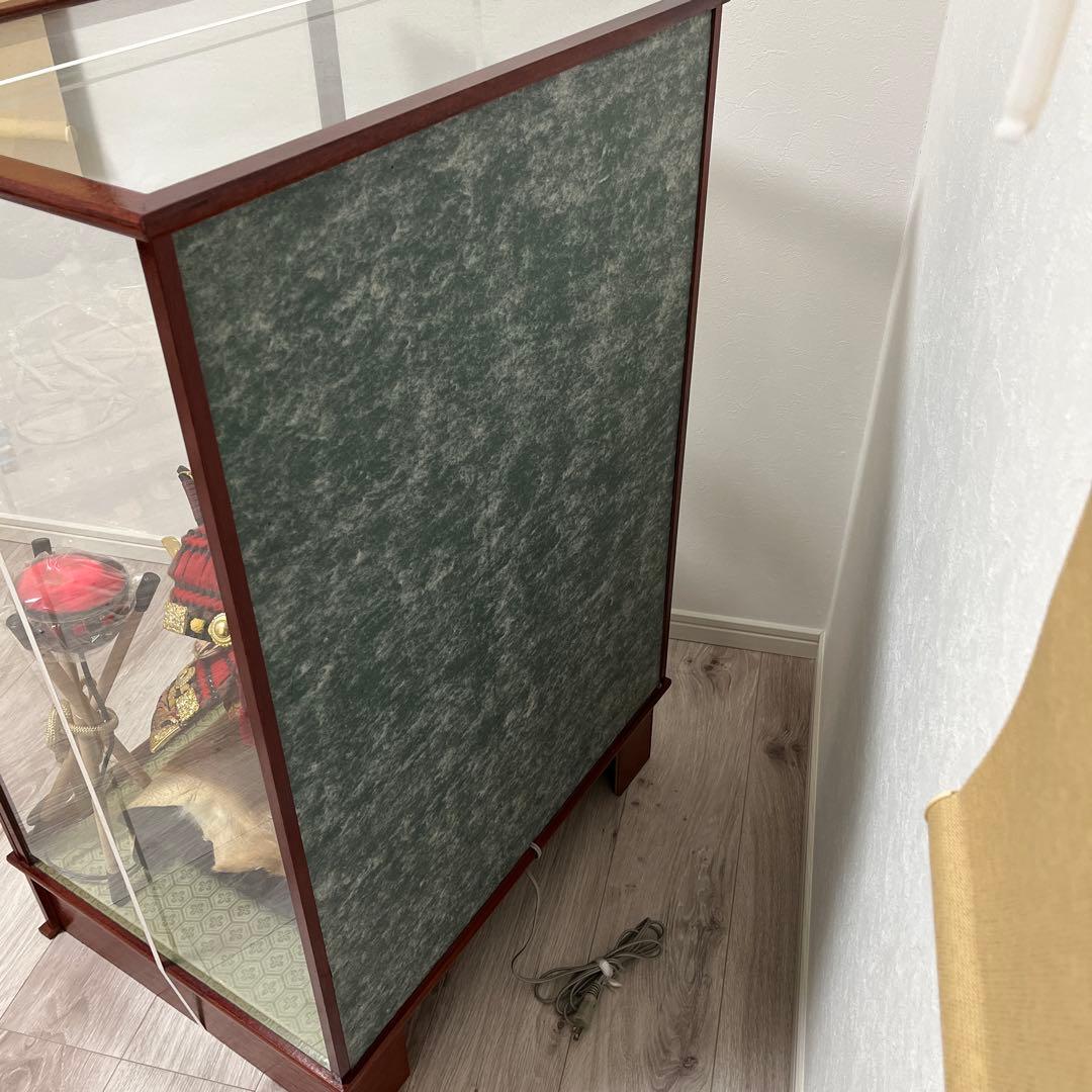 五月人形 武士の鎧 ガラスケース付き