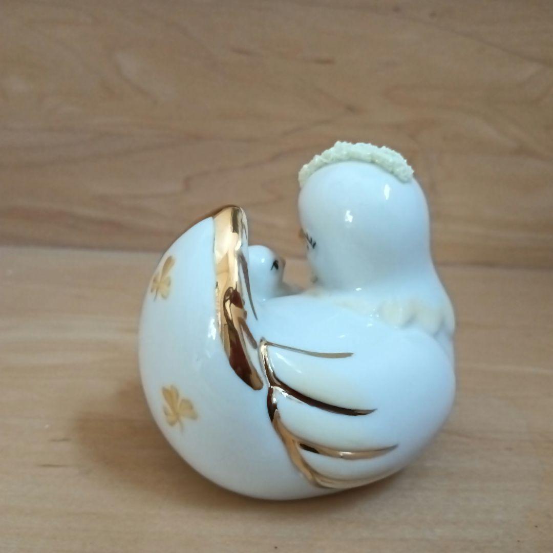 アイリッシュドレスデン 干支 酉 鳥 2017 ニワトリとヒヨコ プレシャス