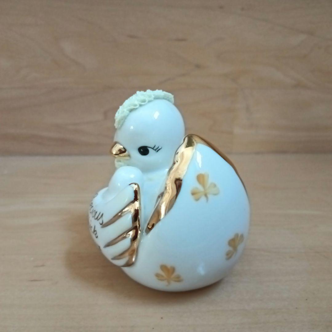 アイリッシュドレスデン 干支 酉 鳥 2017 ニワトリとヒヨコ プレシャス