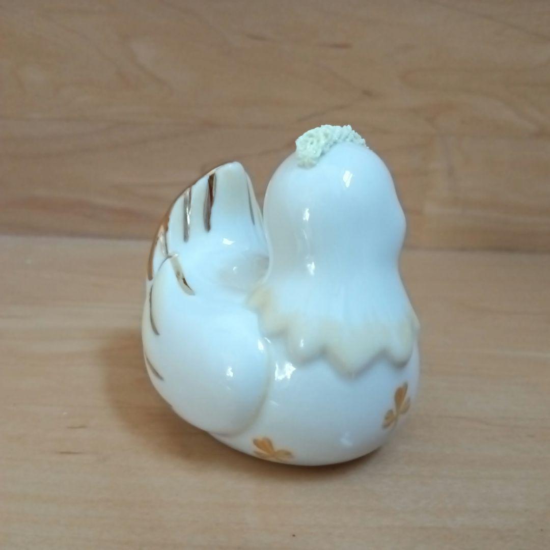 アイリッシュドレスデン 干支 酉 鳥 2017 ニワトリとヒヨコ プレシャス