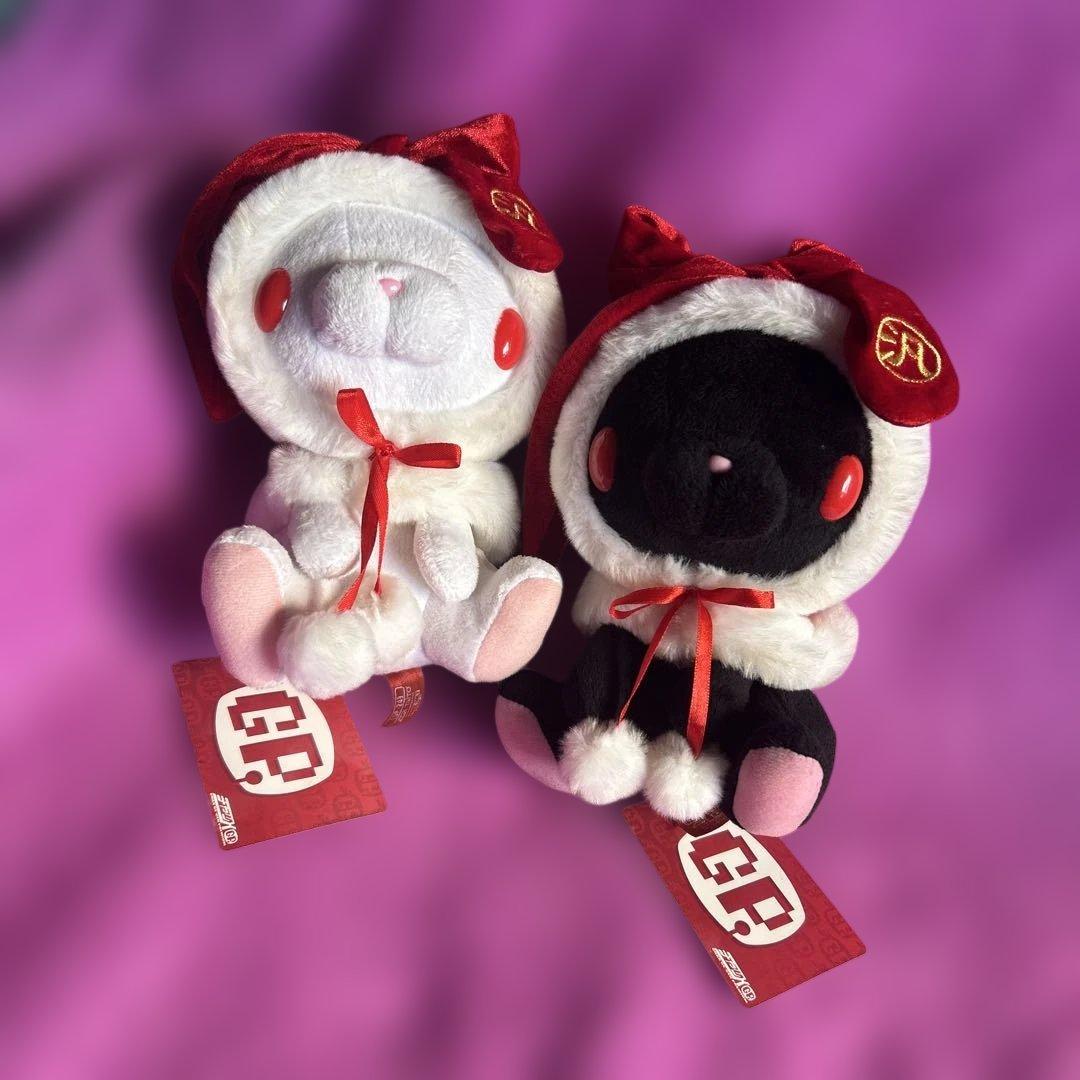 チャックスGP 汎用うさぎ ぬいぐるみ ☆クリスマスコスプレ2体☆レトロ