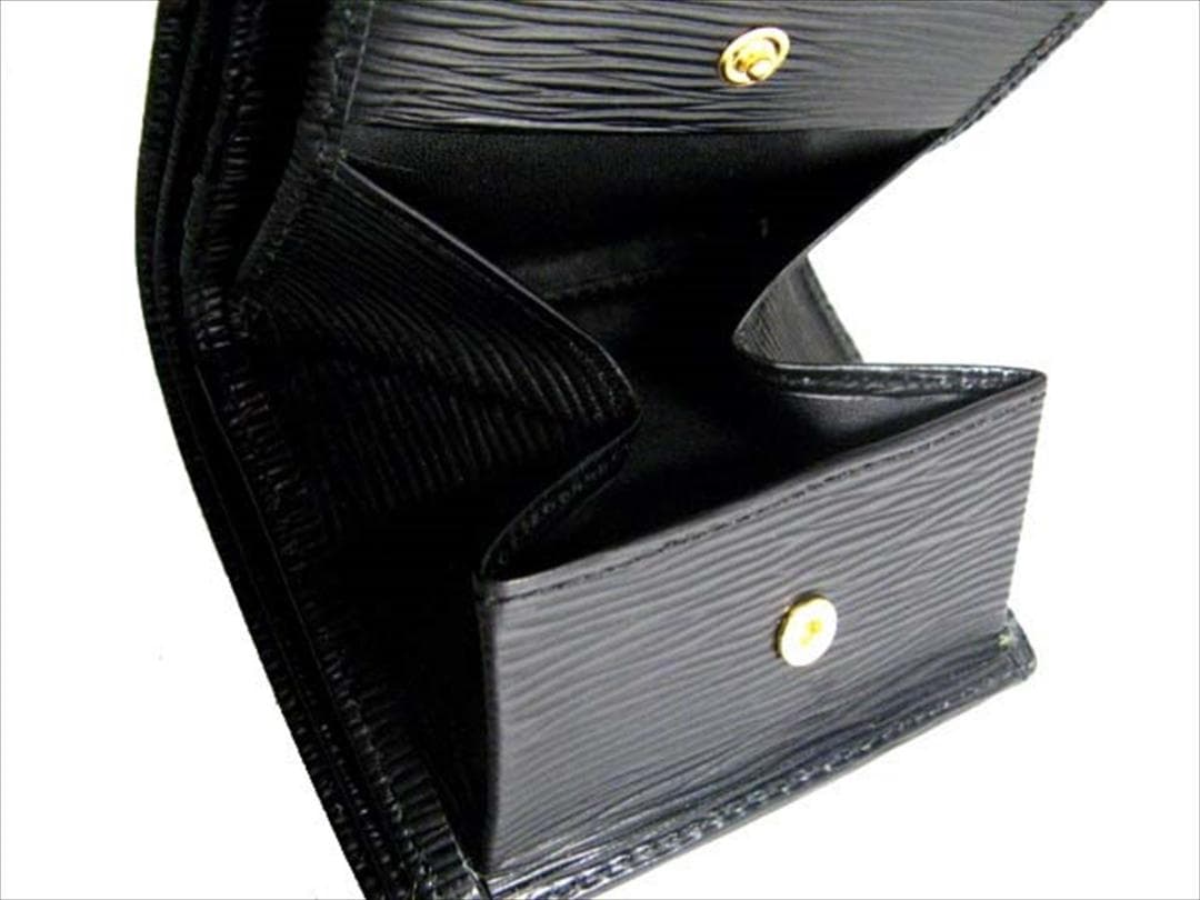 二つ折り財布　ウェーブ（牛革型押し）