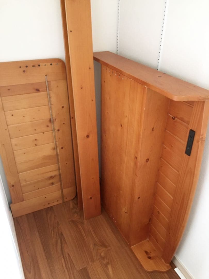 棚付シングルベッド ２口コンセント 高さ調節 組立サービス