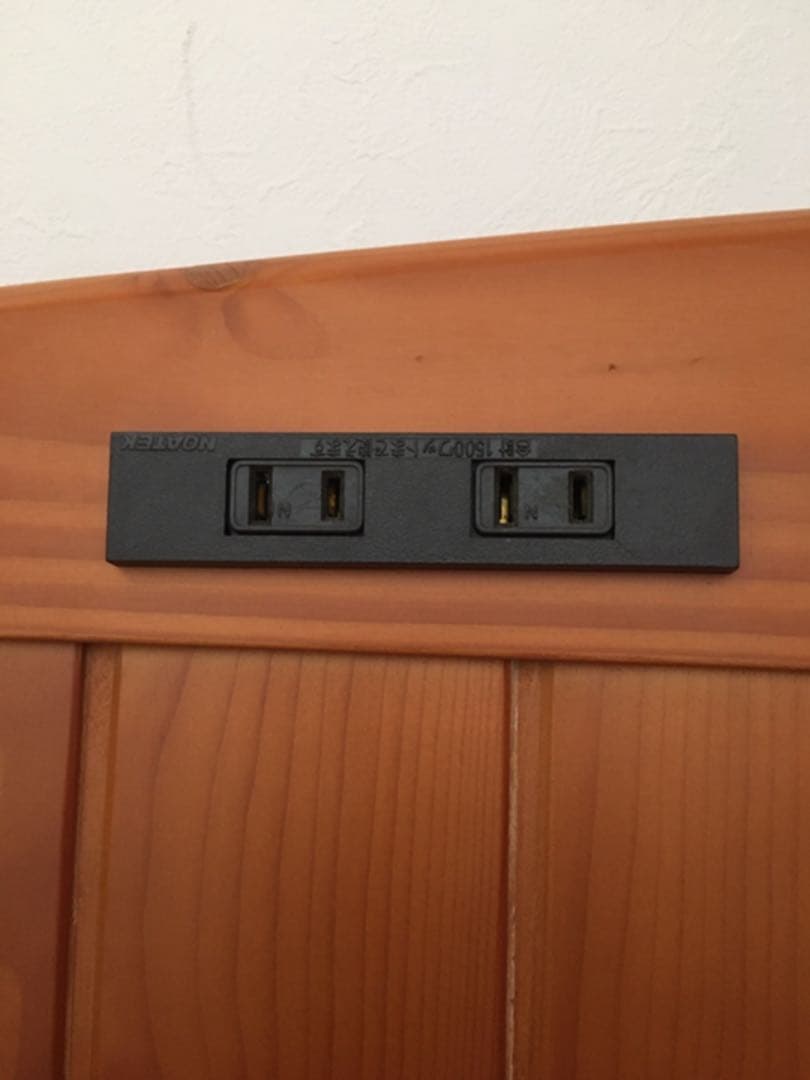 棚付シングルベッド ２口コンセント 高さ調節 組立サービス