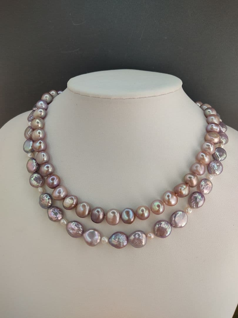 お客様ご確認用　本真珠　淡水エジソンパール　ネックレス　ブレスレット　リング