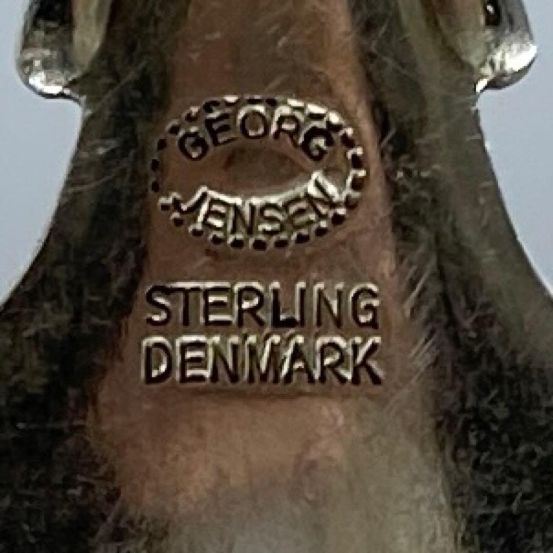 ジョージジェンセン　ローズリリーディナースプーン　6本　袋付401g 19.6㎝