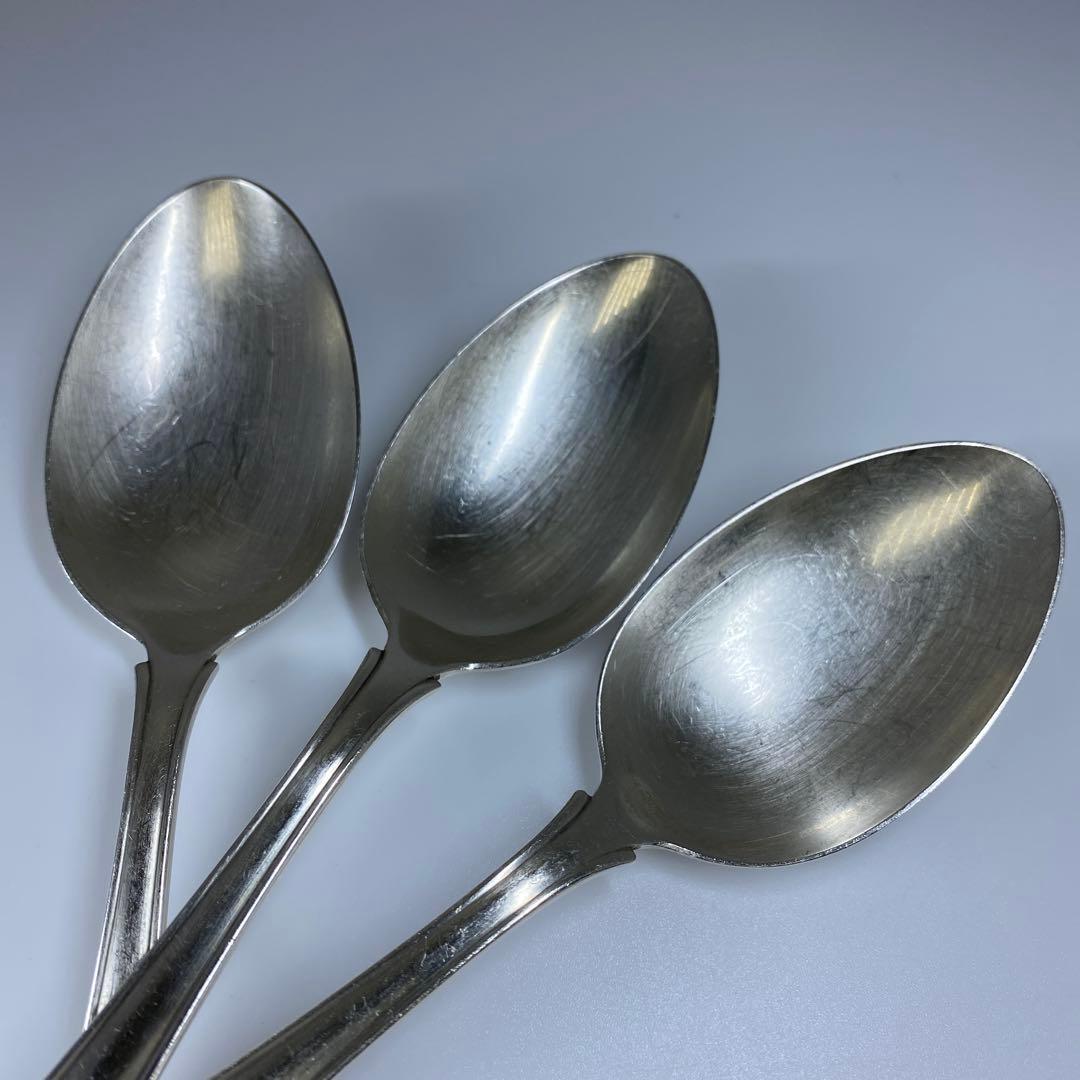 ジョージジェンセン　ローズリリーディナースプーン　6本　袋付401g 19.6㎝