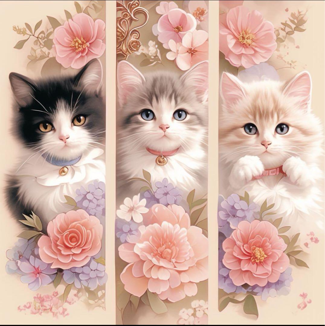 ❤️オーダー製作お受付用　確認用生地一部 260❤️猫パネル生地