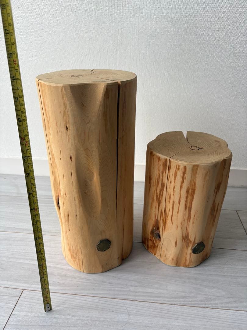 人気完売商品　ひば丸太ショート&ロングのセット