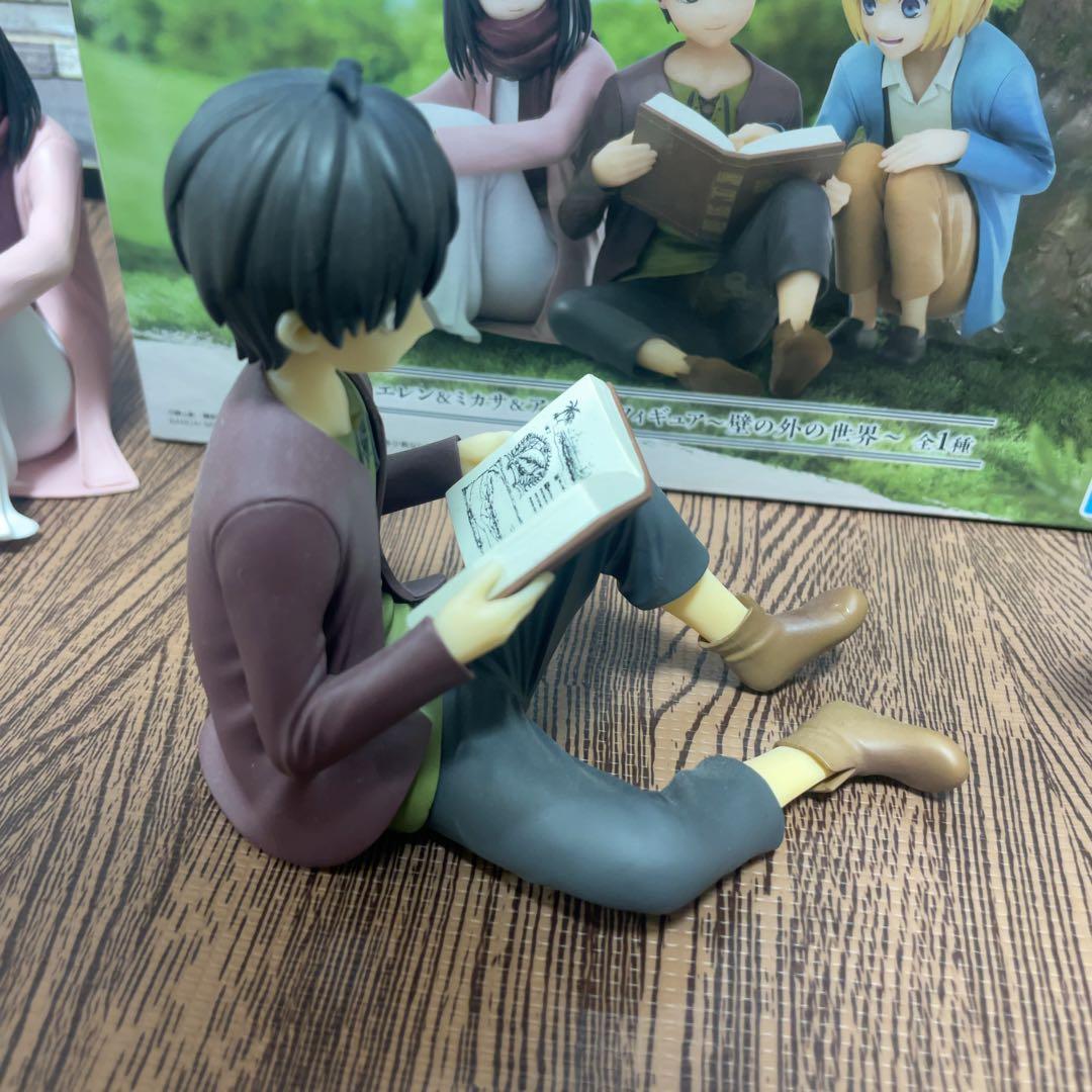 進撃の巨人 一番くじ　地ならし A賞 エレン・ミカサ・アルミン フィギュア