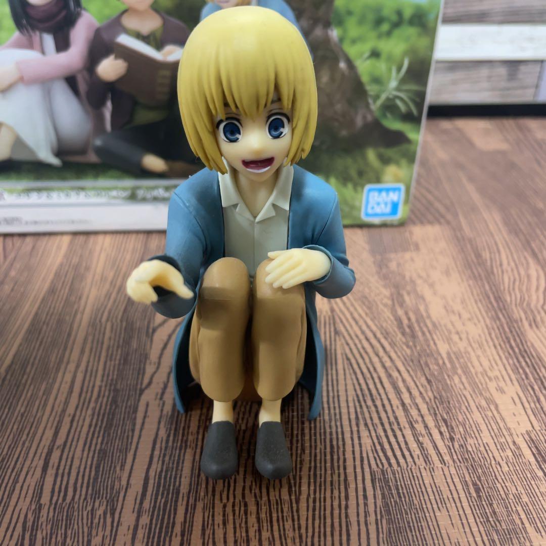 進撃の巨人 一番くじ　地ならし A賞 エレン・ミカサ・アルミン フィギュア