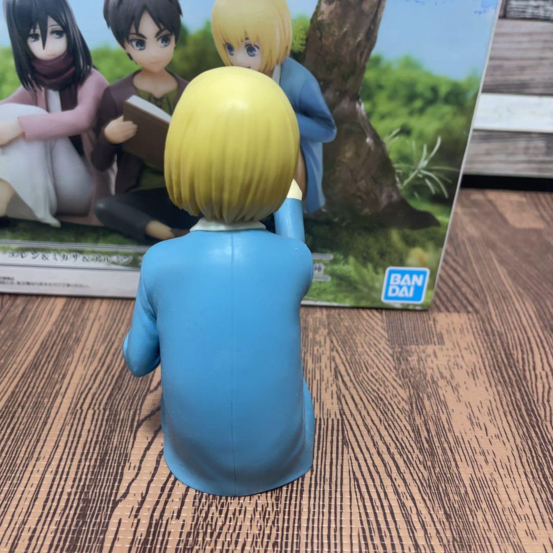 進撃の巨人 一番くじ　地ならし A賞 エレン・ミカサ・アルミン フィギュア