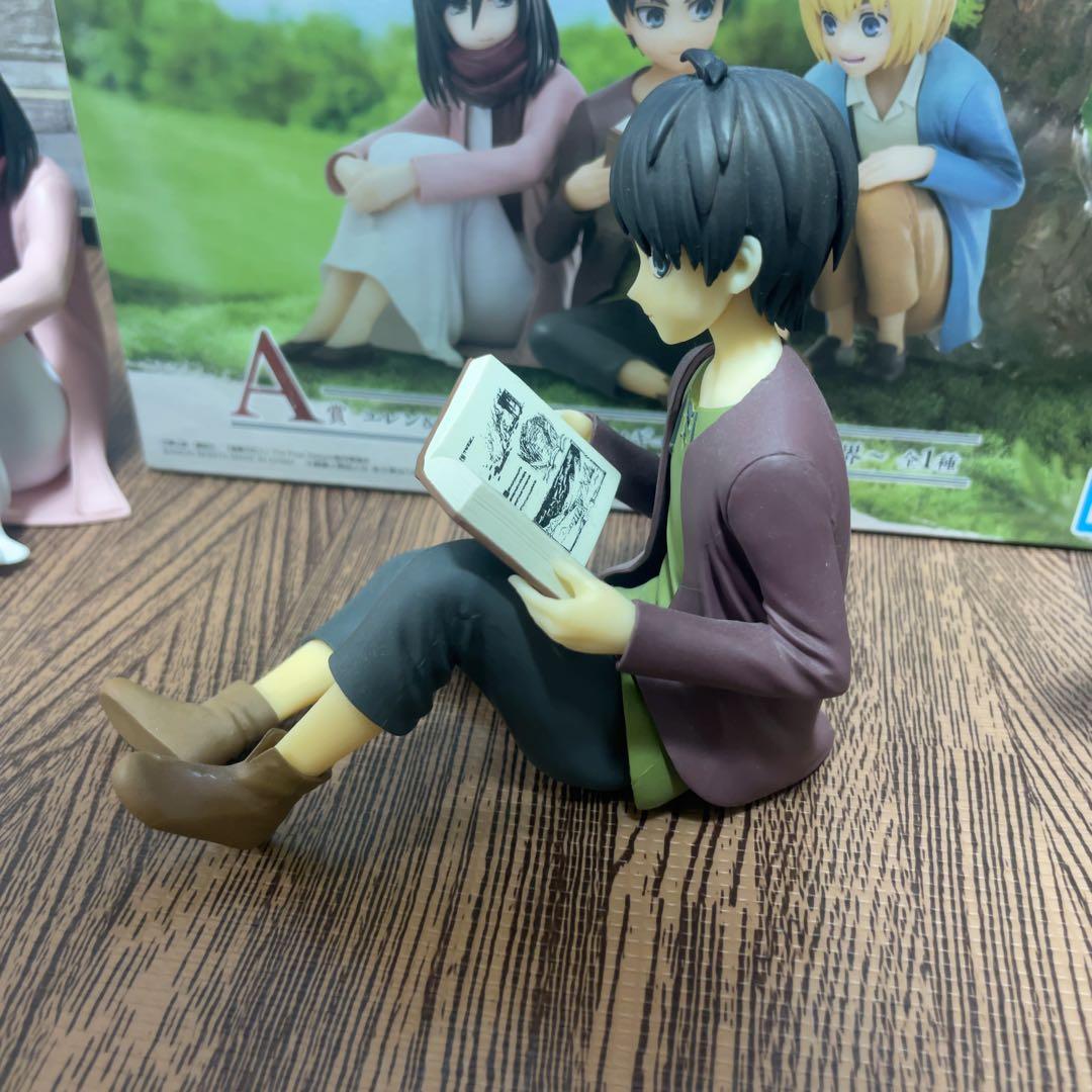 進撃の巨人 一番くじ　地ならし A賞 エレン・ミカサ・アルミン フィギュア