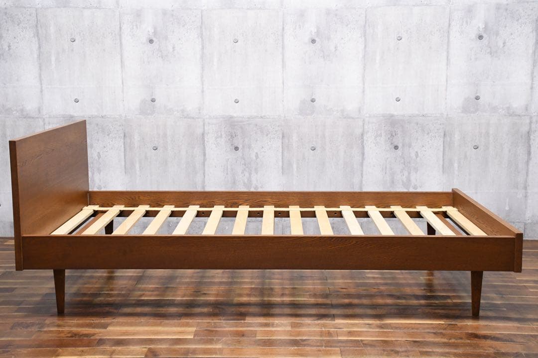 EIC11 美品 トラックファニチャー シングルベッドフレーム 24万 ナラ材