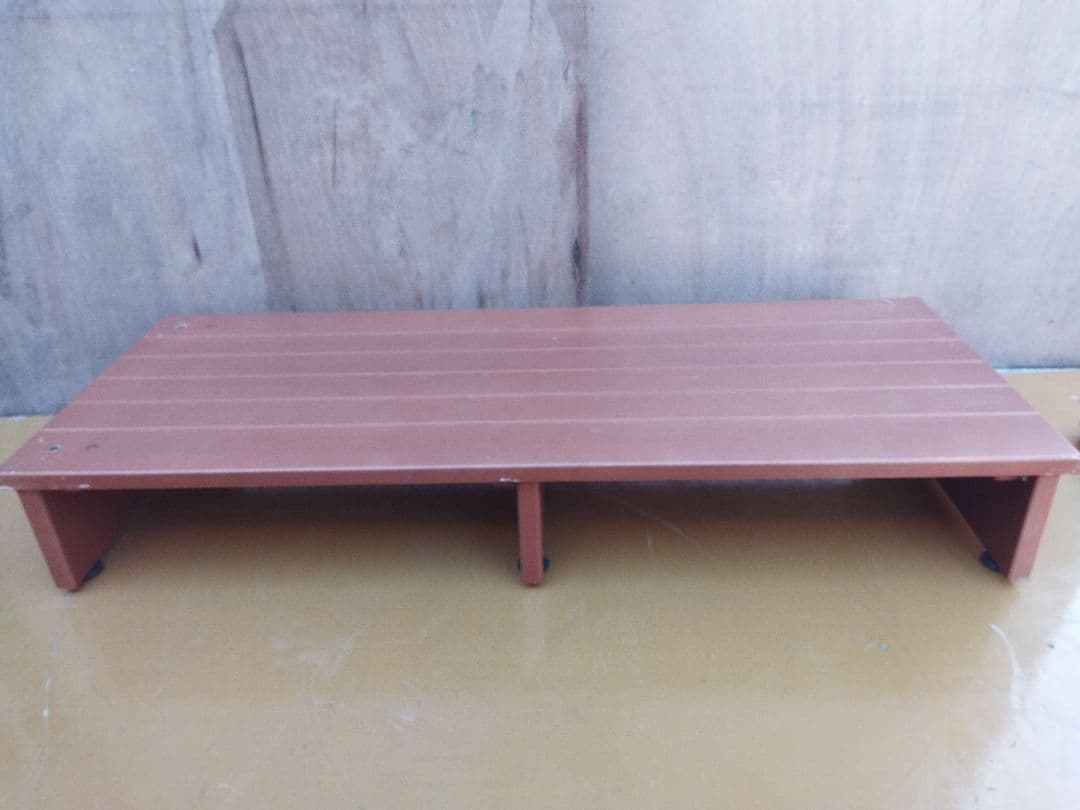 木製手すり付き　玄関踏み台　未使用品　組立説明書付き　補助