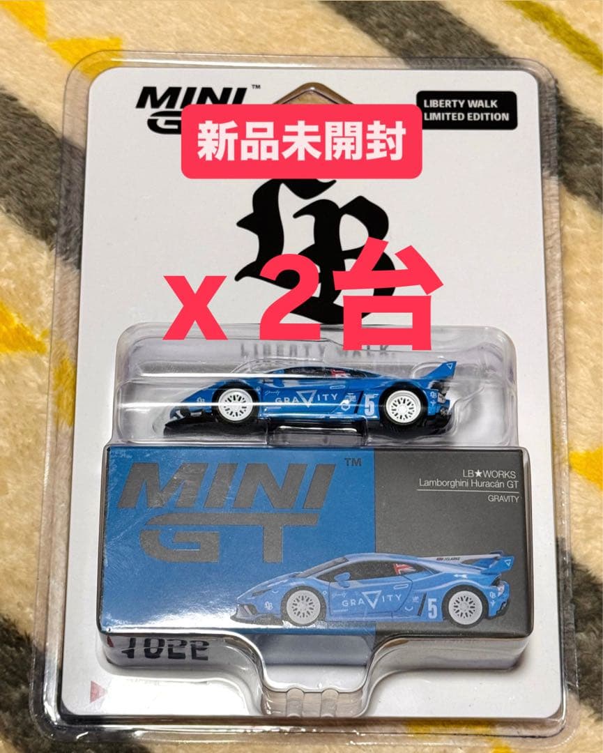 MINI GT LBWK Lamborghini GT LIBERTY X 2台 LB-Japan Exclusive MINI GT 1/64 LB-WORKS Lamborghini Huracán GT