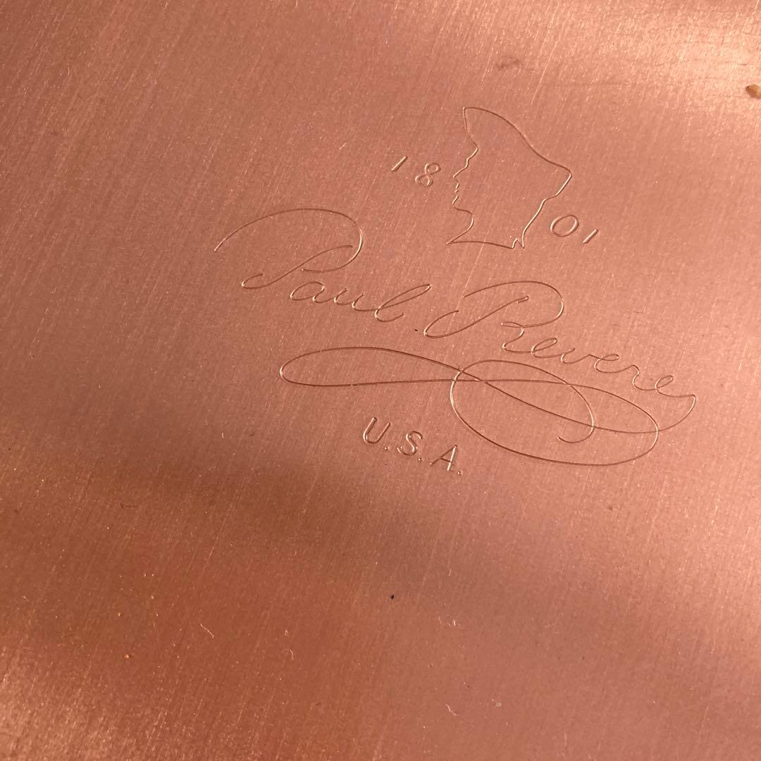 revere wareアメリカ製ヴィンテージ銅製サーブパン希少モデル