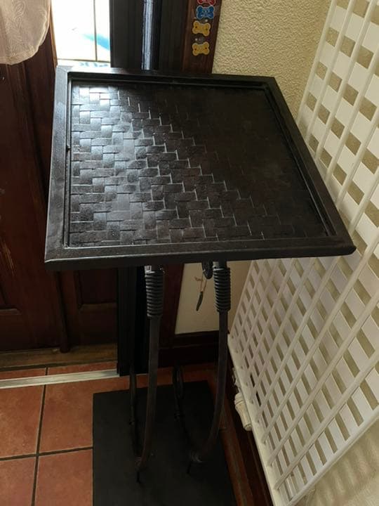 アイアンアンティーク　アイアンメニュー台