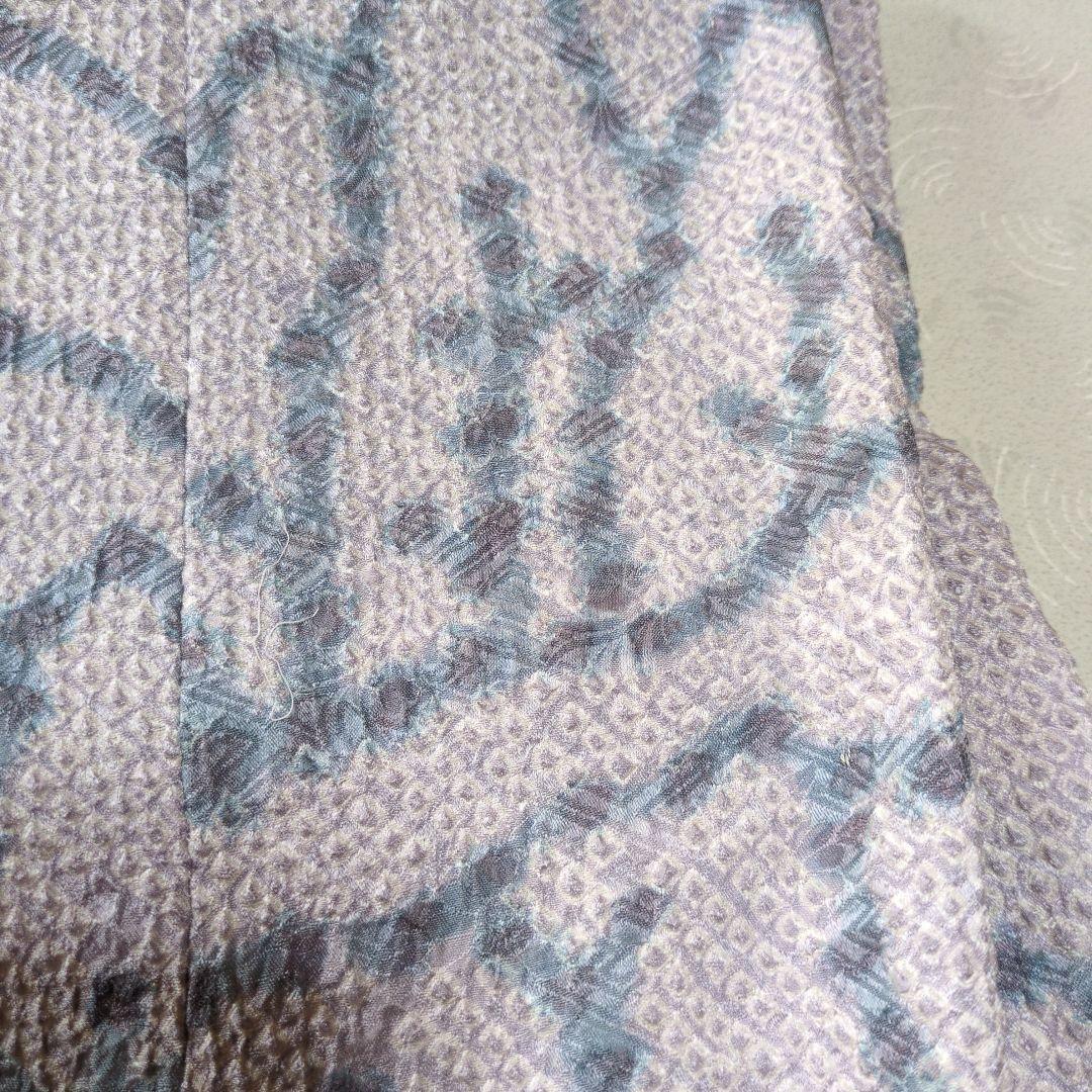 七五三３歳男の子正絹総絞り手縫いの被布(中綿無し）