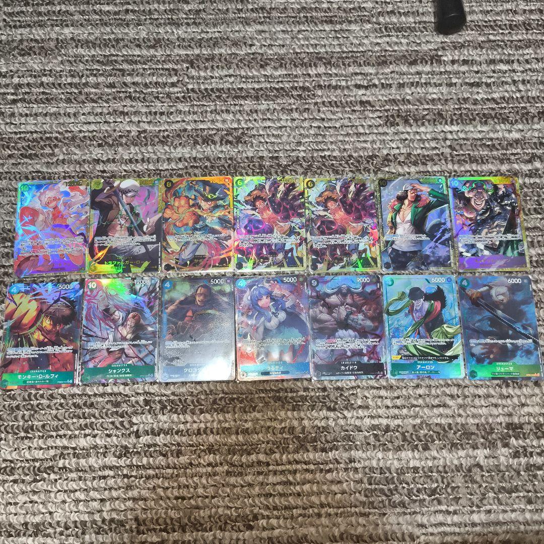 ワンピースカードまとめ14枚引退品 - メルカリ