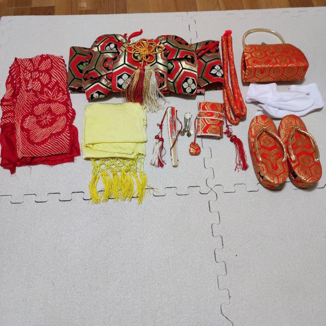 七五三 7歳　レトロ　アンティーク　フルセット