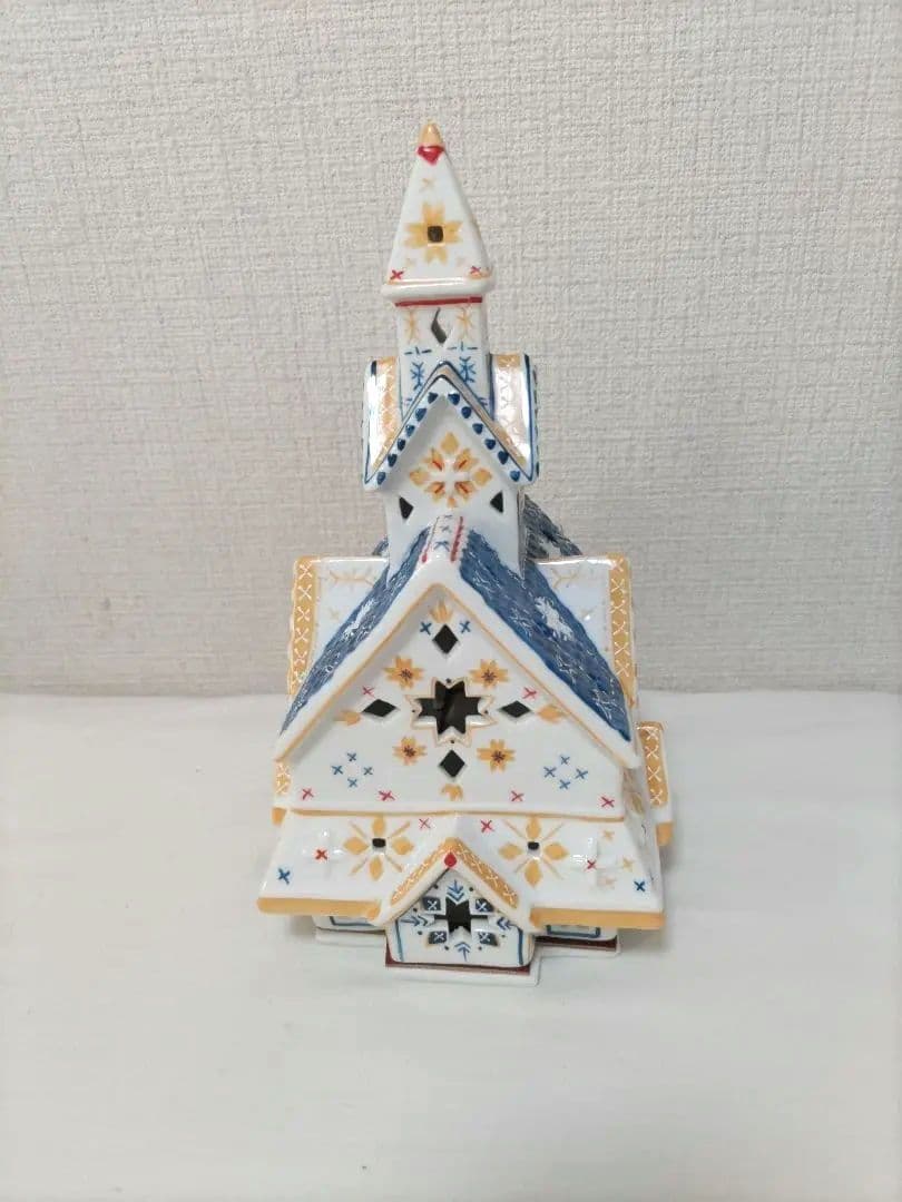 Villeroy&Boch 教会クリスマスキャンドルホルダー新品ヴィンテージレア