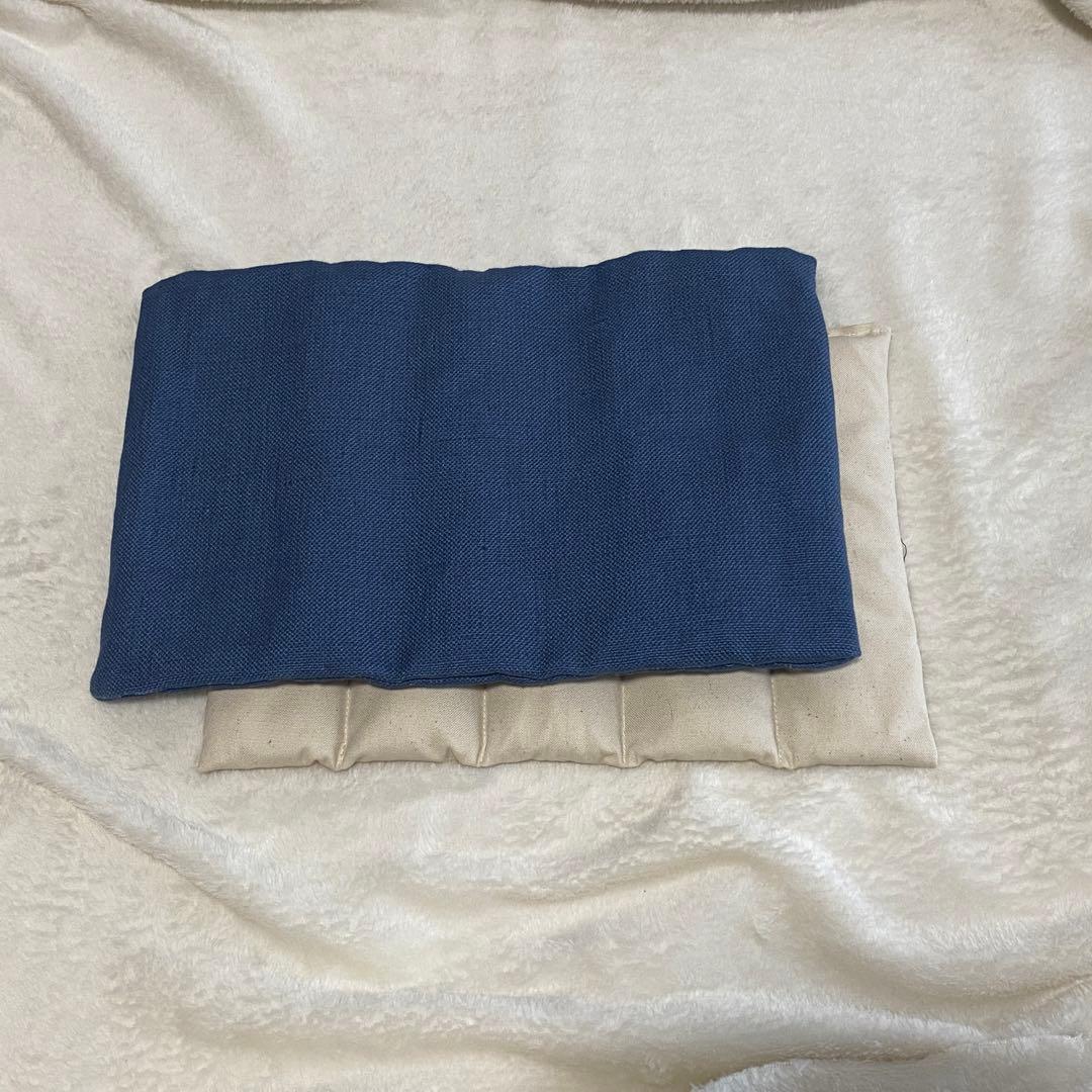 強い波動のソマチ砂をブレンドしたパラワンサンド砂枕　(藍色)