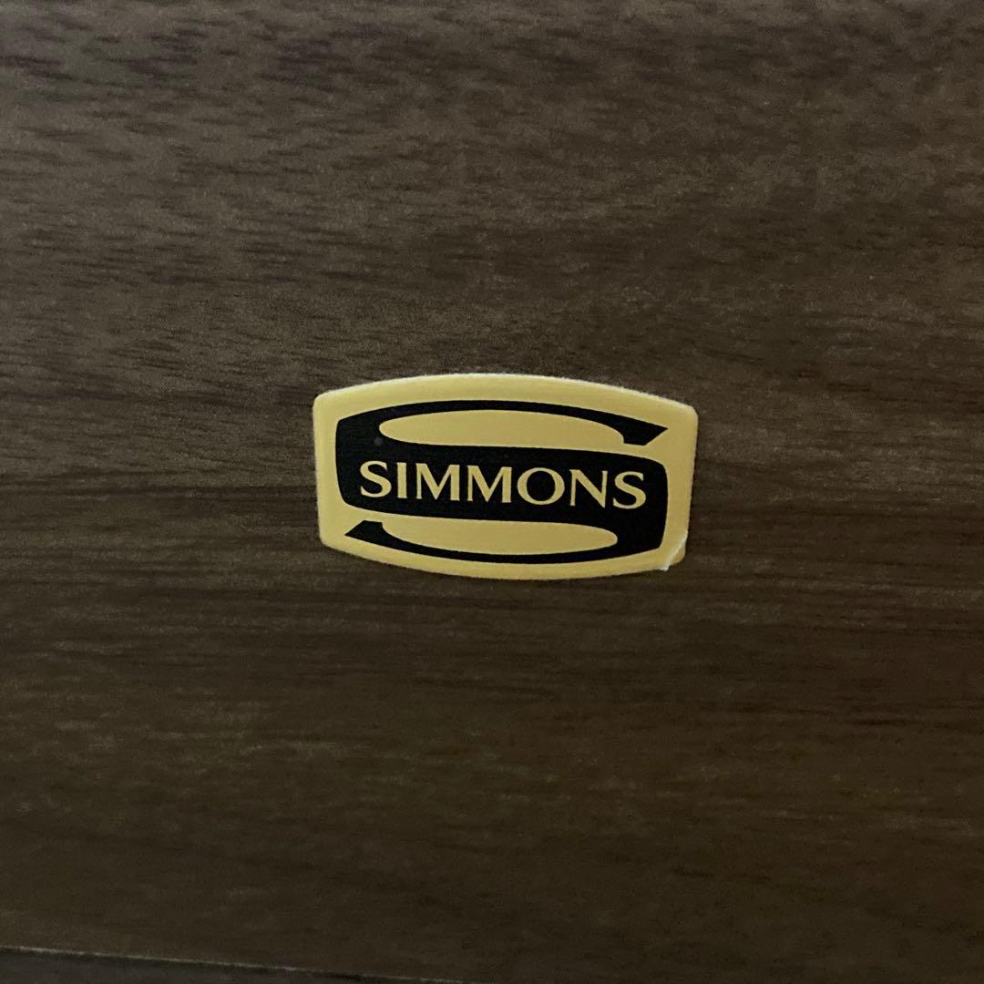 シモンズ　シングルベッド 引き出し付きA