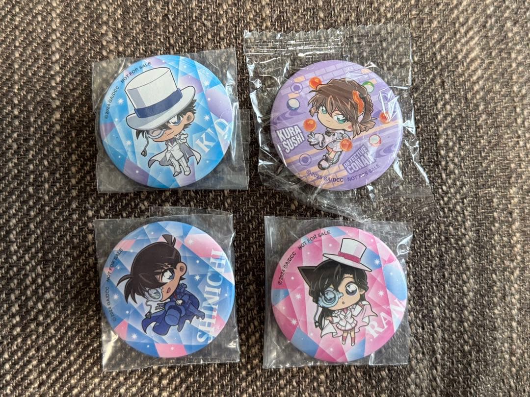 怪盗キッド コナン 缶バッジ 4個セット - メルカリ
