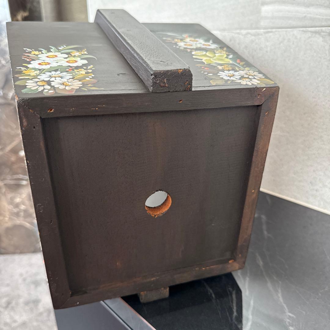 トールペイント(アッセンデルフト)持ち手付き鉢カバー