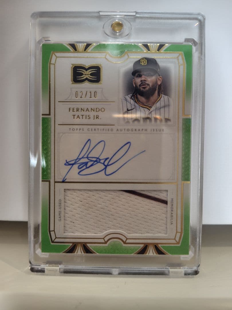 10枚限定】Topps タティスJr.選手レリック付き直筆サインカード - メルカリ