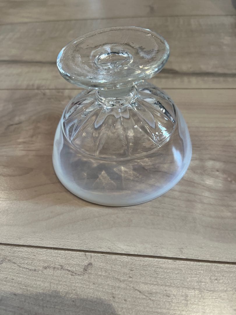 氷カップ　乳白色　レトロ