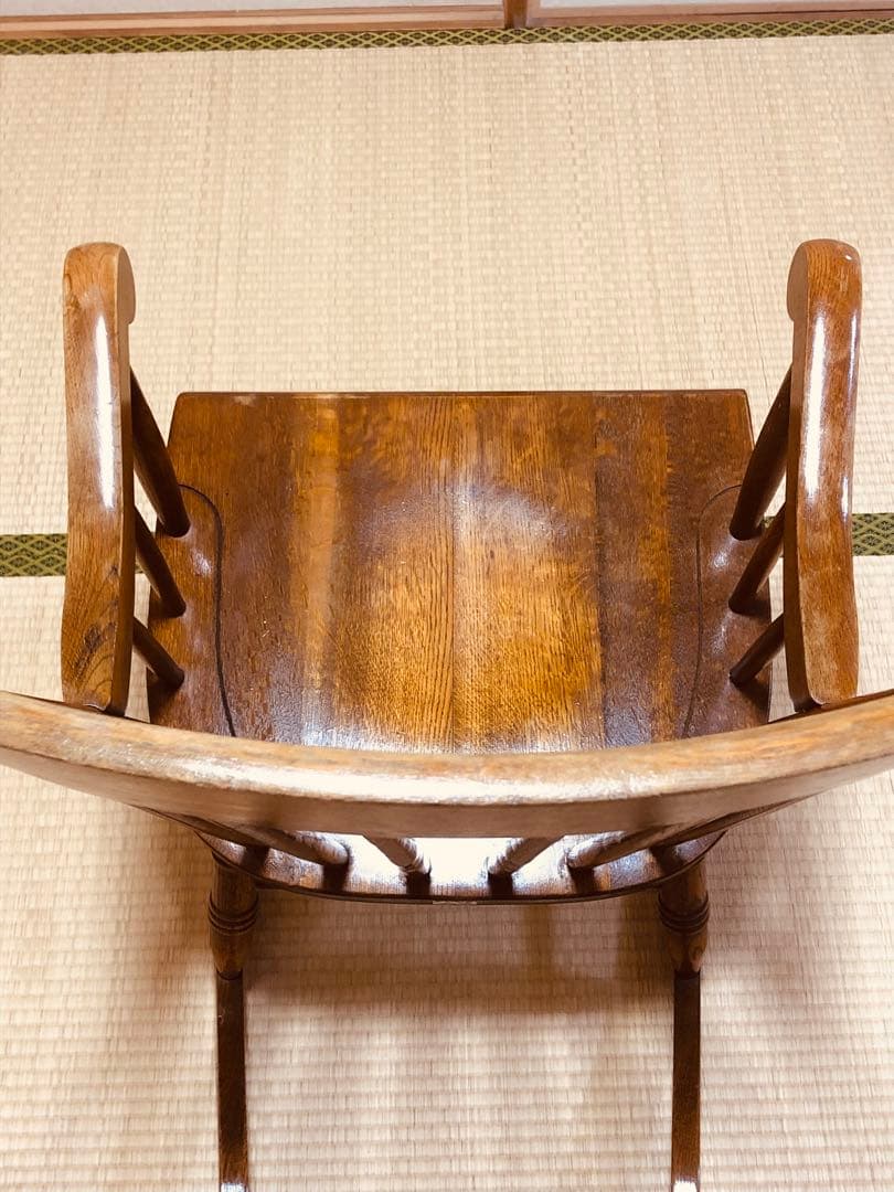 柏木工のロッキングチェア 古いです キズ スレありますが艶と味あります