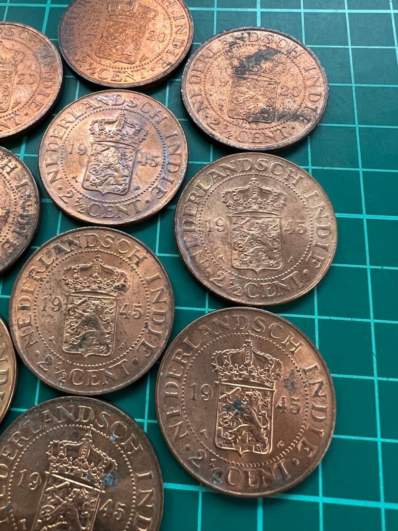 外国　蘭領東インド銅貨　10枚まとめロット