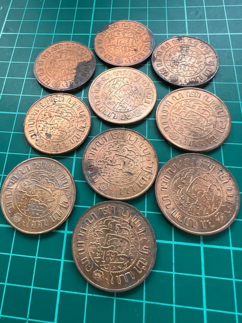 外国　蘭領東インド銅貨　10枚まとめロット