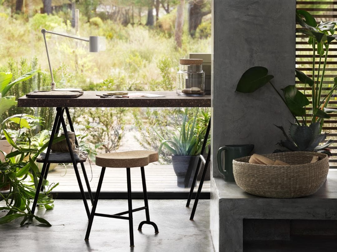 【djkunio】IKEA「SINNERLIG」コルク ダークブラウン