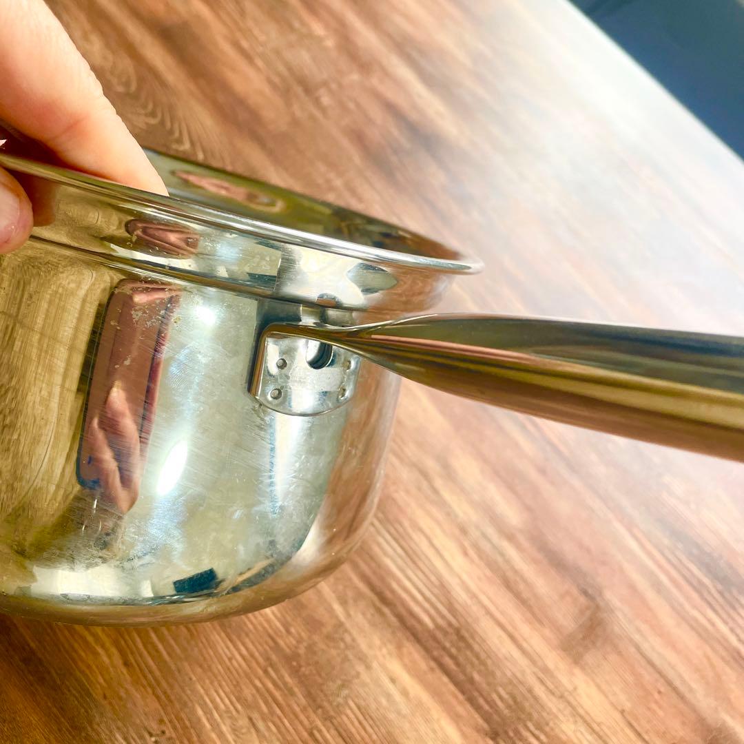 美品★アサヒ軽金属 あさひプリンセス鍋 2段セット 深鍋 浅鍋