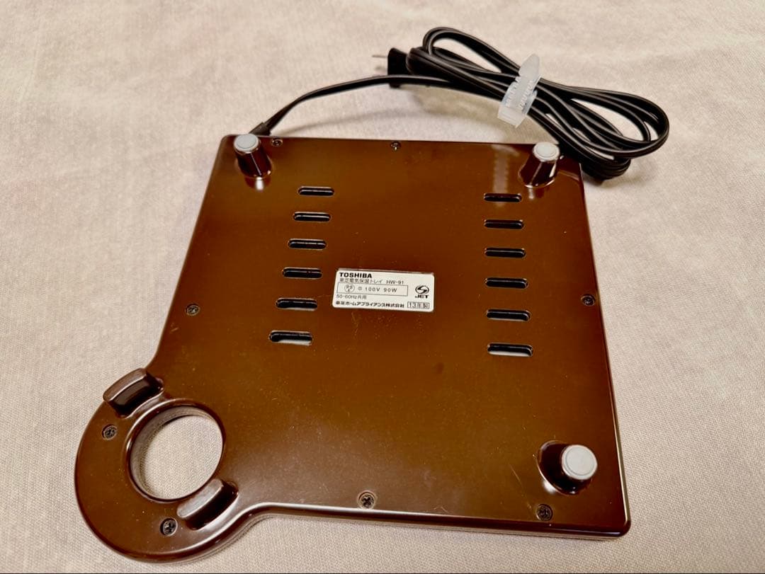 東芝 保温トレイ HW-91 ブラウン 新品未使用 ウォーマー 調理器具