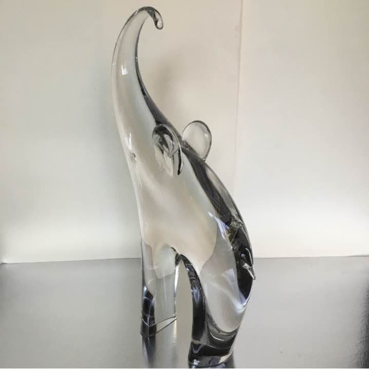 P*n様 ガラスゾウ置物(イタリア製)