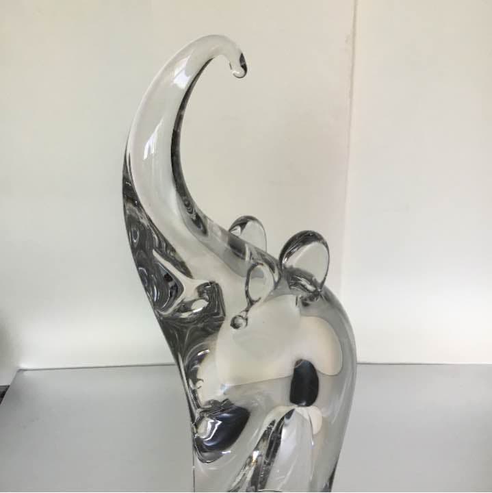 P*n様 ガラスゾウ置物(イタリア製)