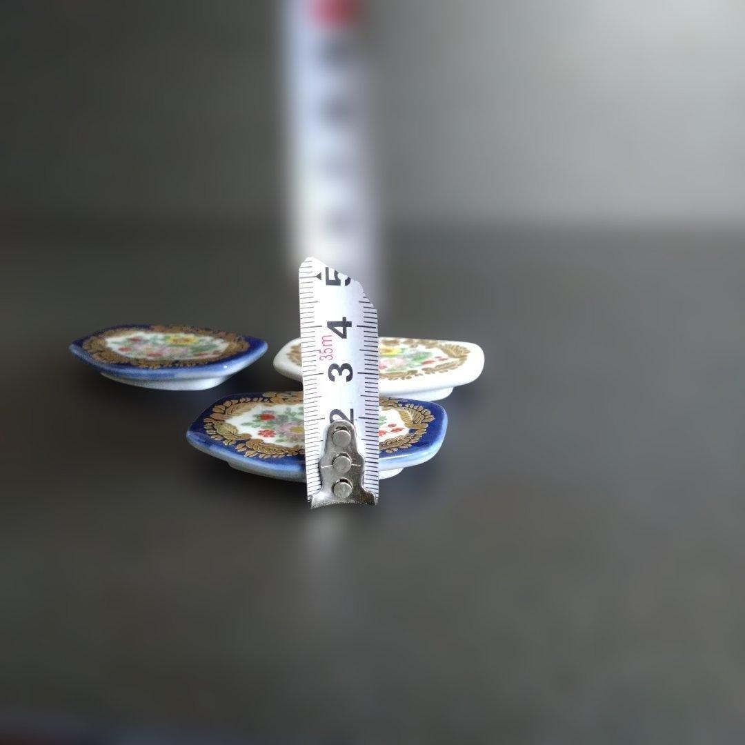 未使用 有田焼 幸楽窯 ベルサイユ 箸置3個　お祝い