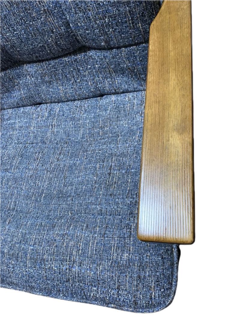 ソファ 1人 シングル カフェ インダストリアル ブルー