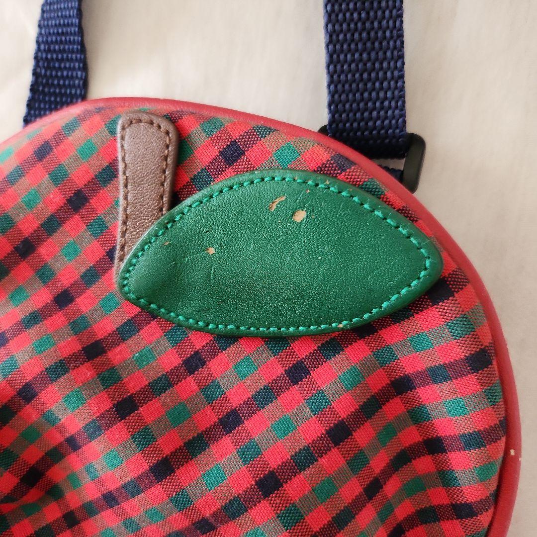 familiar ファミリア りんごポシェット ショルダー バッグ かばん