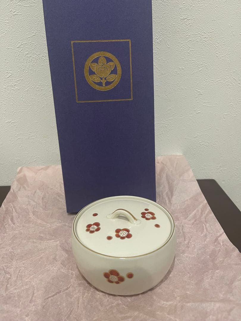 【未使用】たち吉 小鉢セット 蓋付き 松竹梅 3客 磁器 和食器 上品