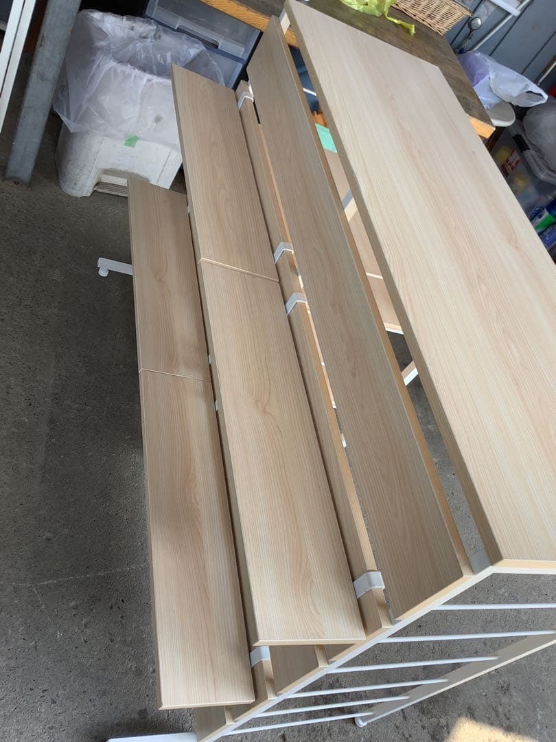 キッチンカウンター マルチラック 棚板取り外し可能